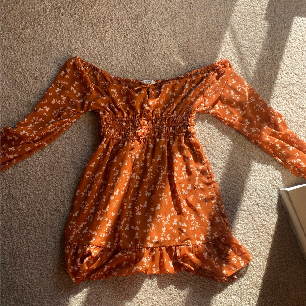 Cute fall boho dress!